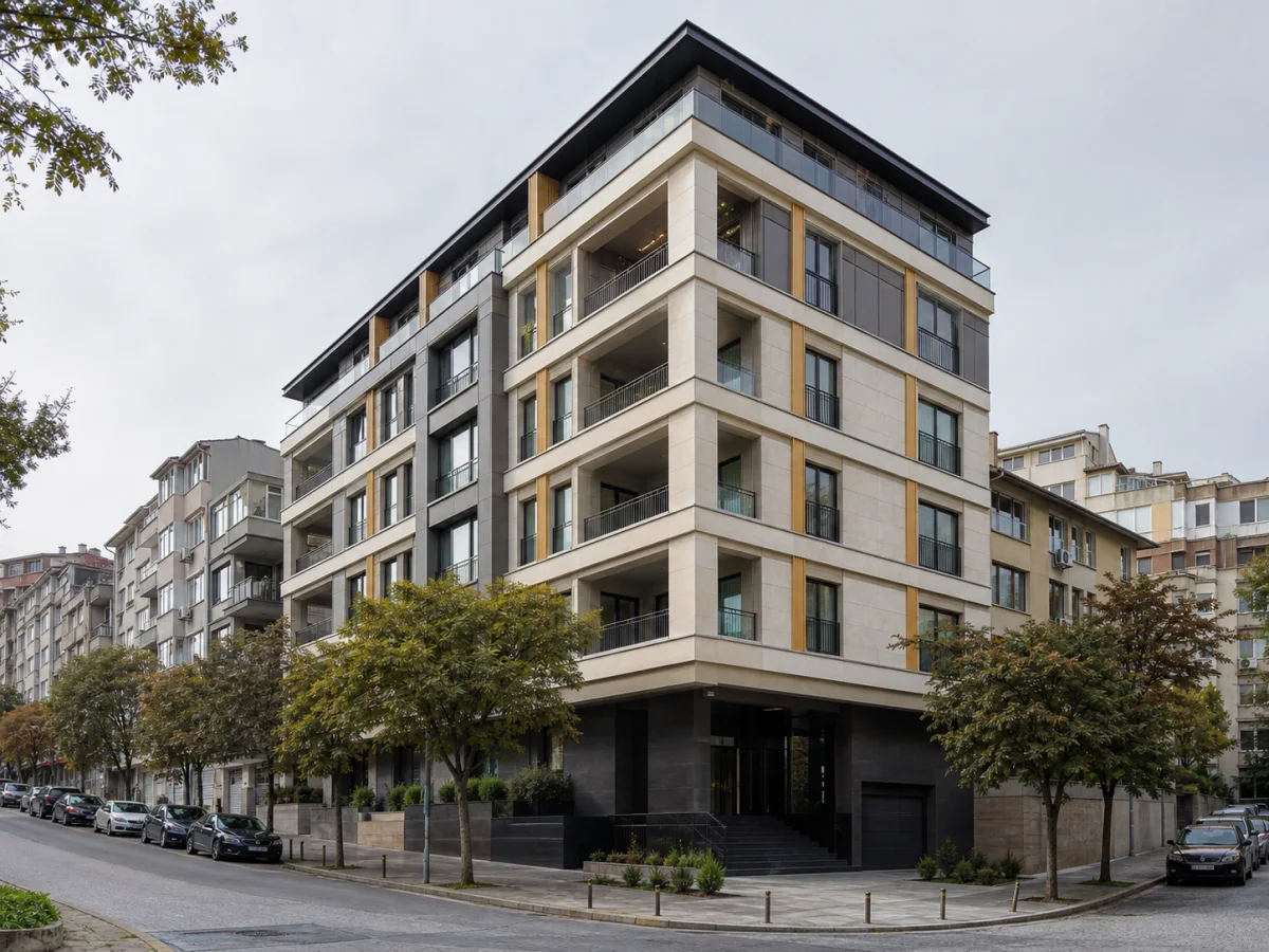 Meba Yapı'nın konut yaklaşımını temsil eden apartman konsepti